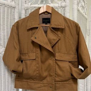 BANANA REPUBLIC Denim Style Bomber Jacket Size Small